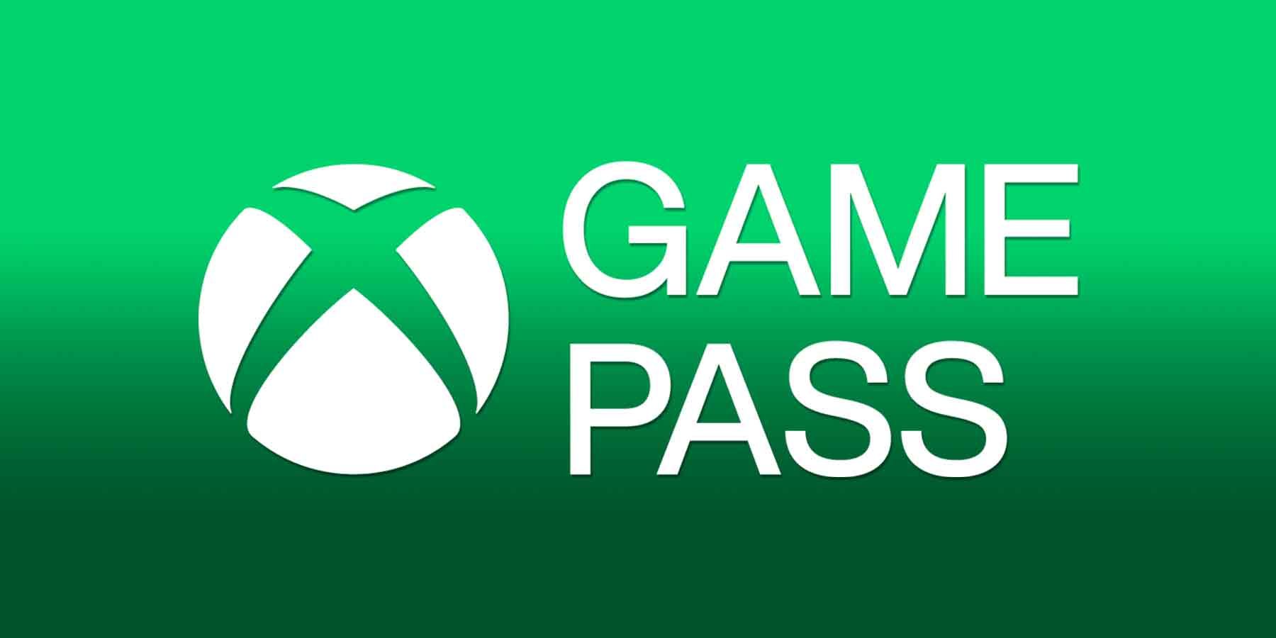 Xbox Game Pass abridged logo on simple green gradient background