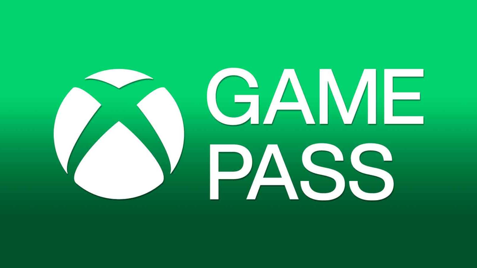 Xbox Game Pass abridged logo on simple green gradient background