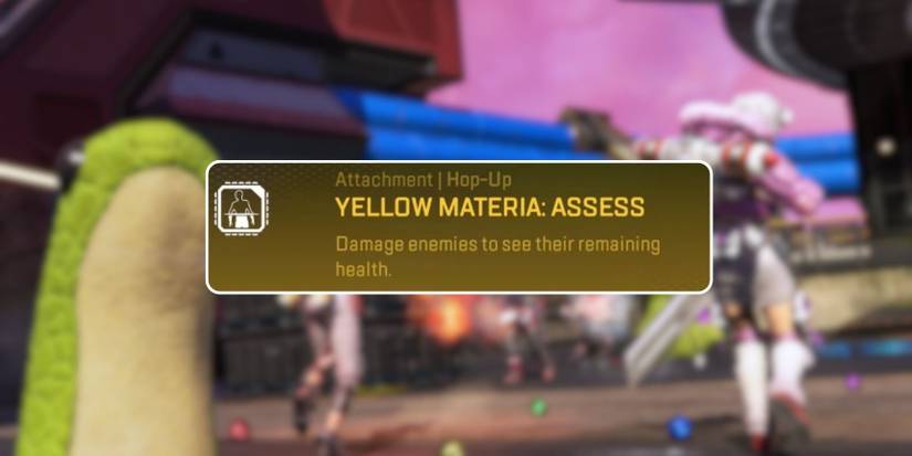 yellow materia assess in Final Fantasy 7 Rebirth X Apex Legends