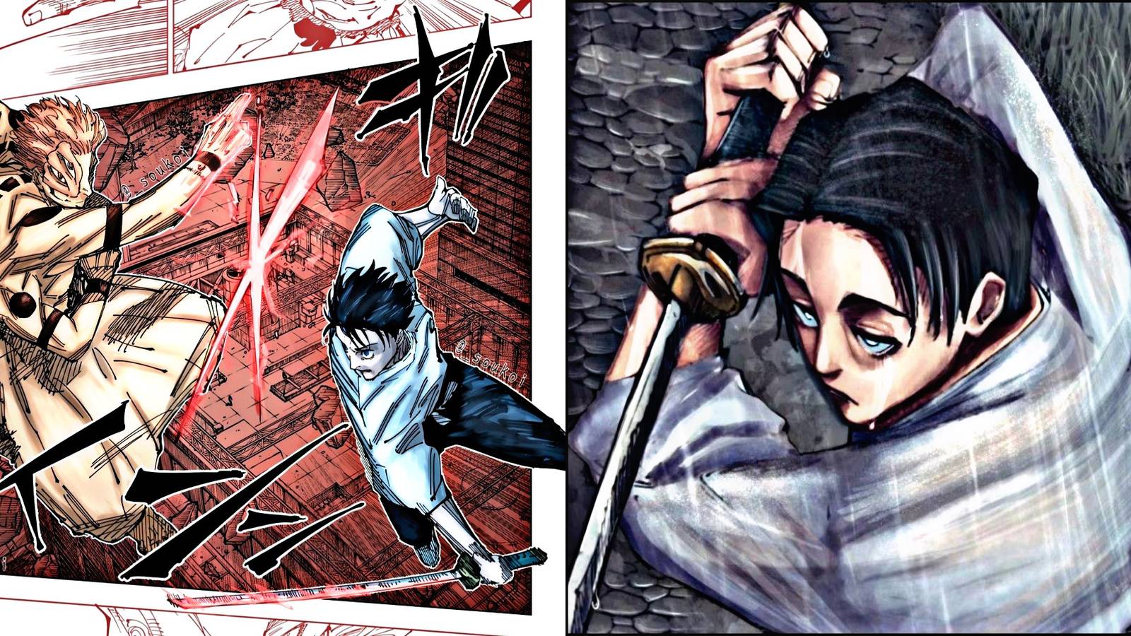 yuta vs sukuna yuta winning jujutsu kaisen jjk-1