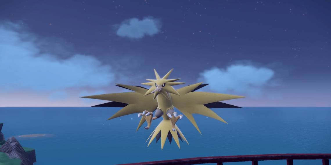 "Descubre el Paradero de Zapdos en el Disco Índigo de Pokémon Escarlata y Violeta"