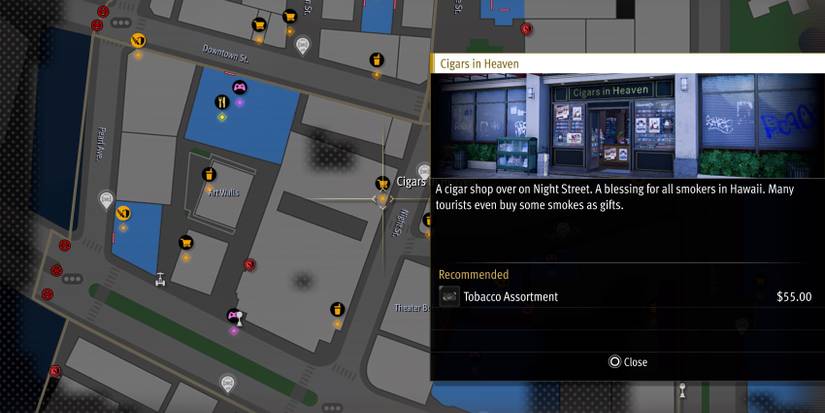 Like a Dragon: Infinite Wealth - Tobacco Assortment Location