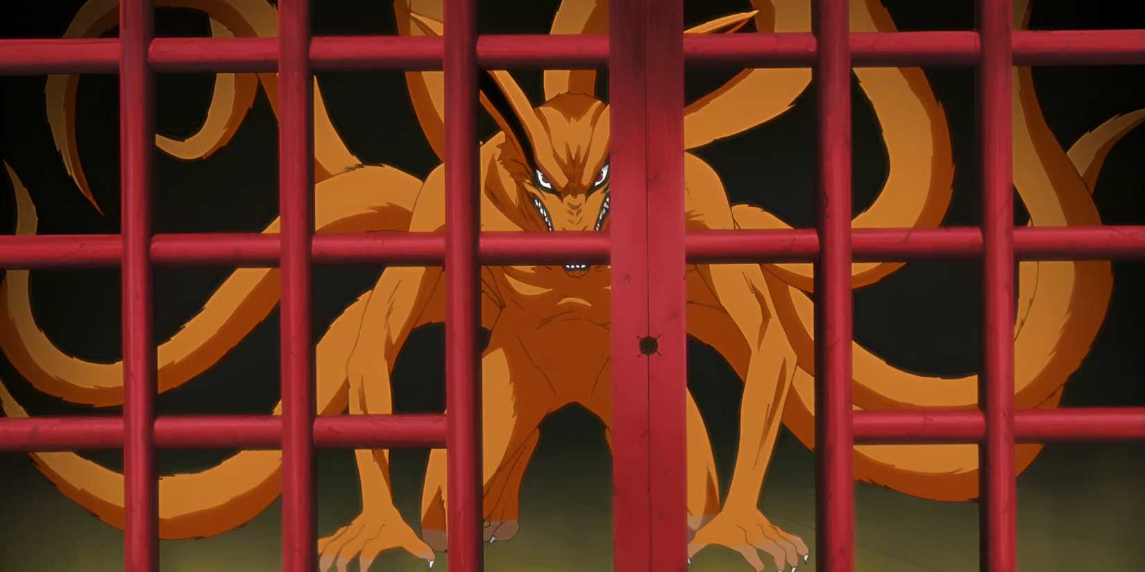 Kurama disegel dalam Naruto