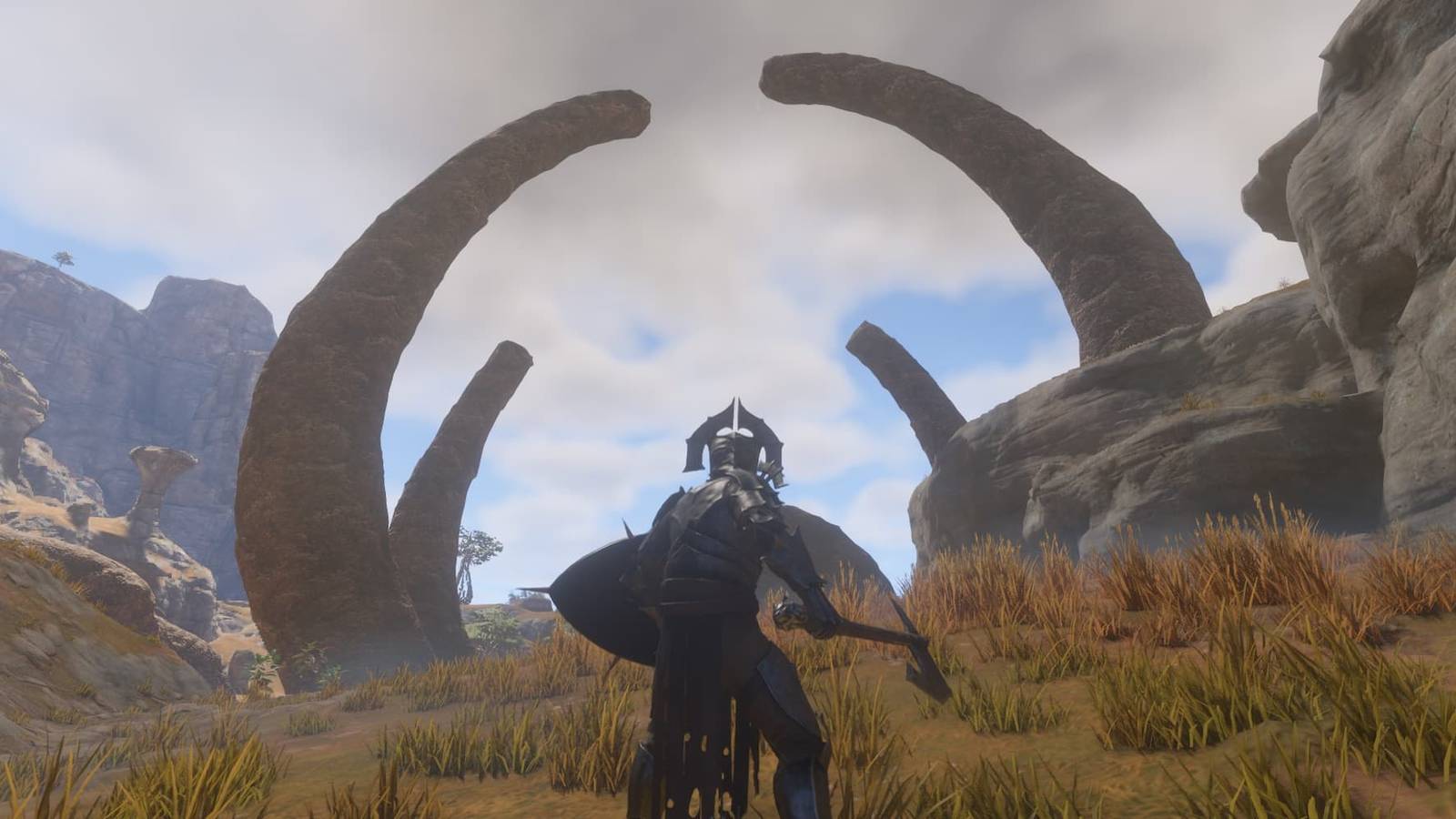 Giant Fossilized Bones in Enshrouded