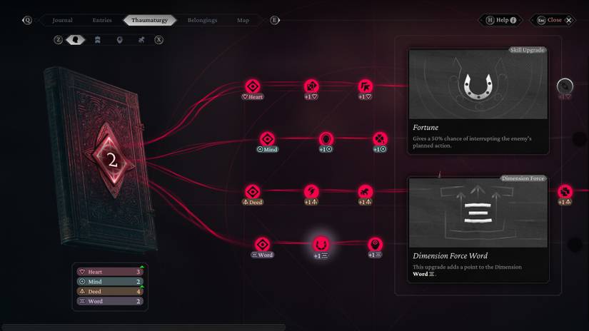 The Thaumaturge_Skills_Fortune