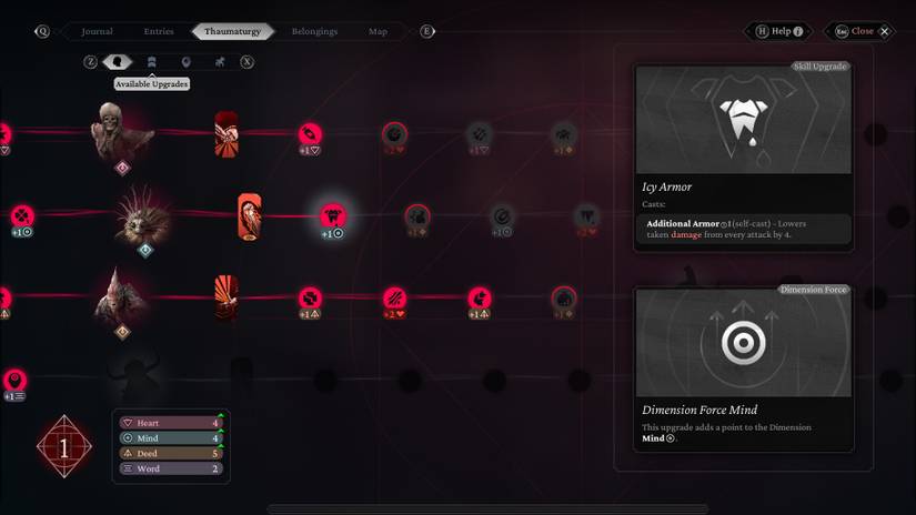 The Thaumaturge_Skill_Icy Armor