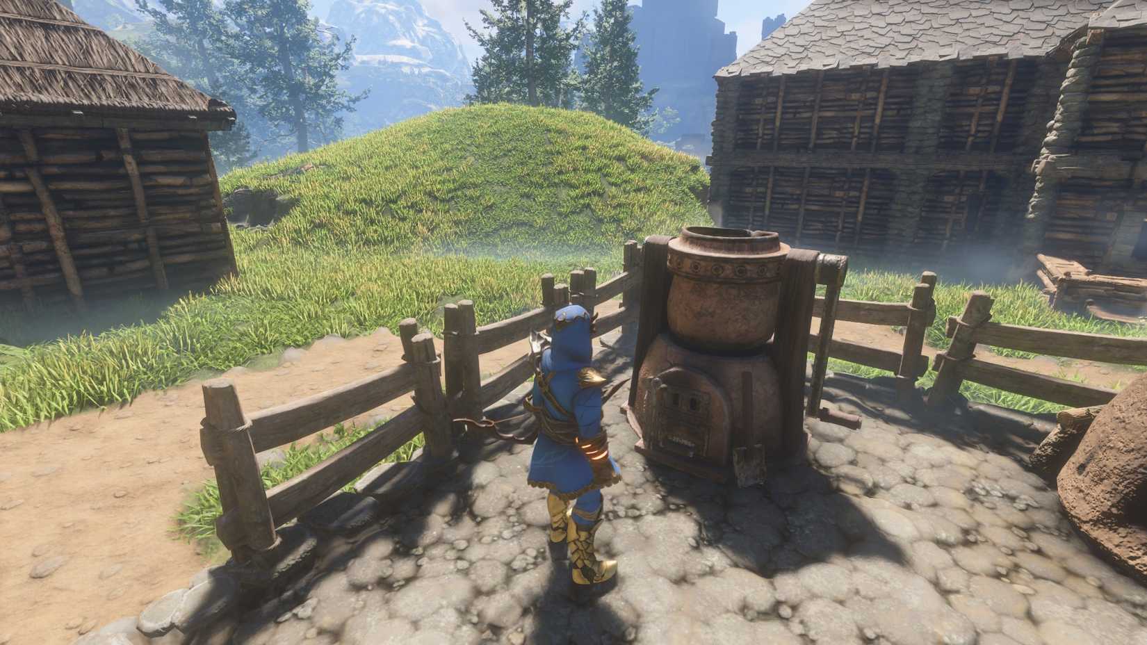 A smelter in Enshrouded