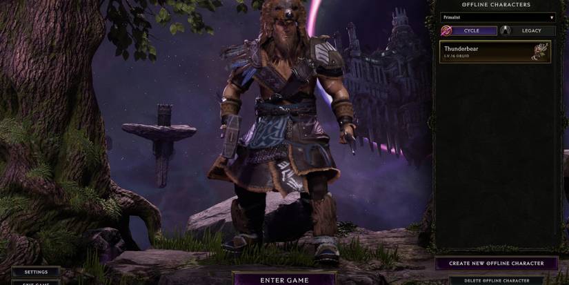 Dual wielding Primalist in Last Epoch