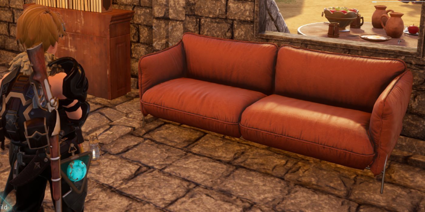 Leather Couch in Base