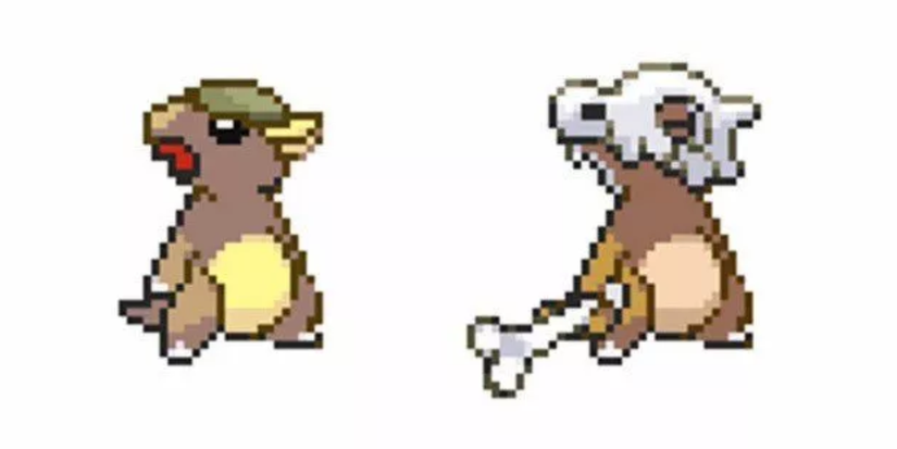 Baby Kangaskhan and Cubone
