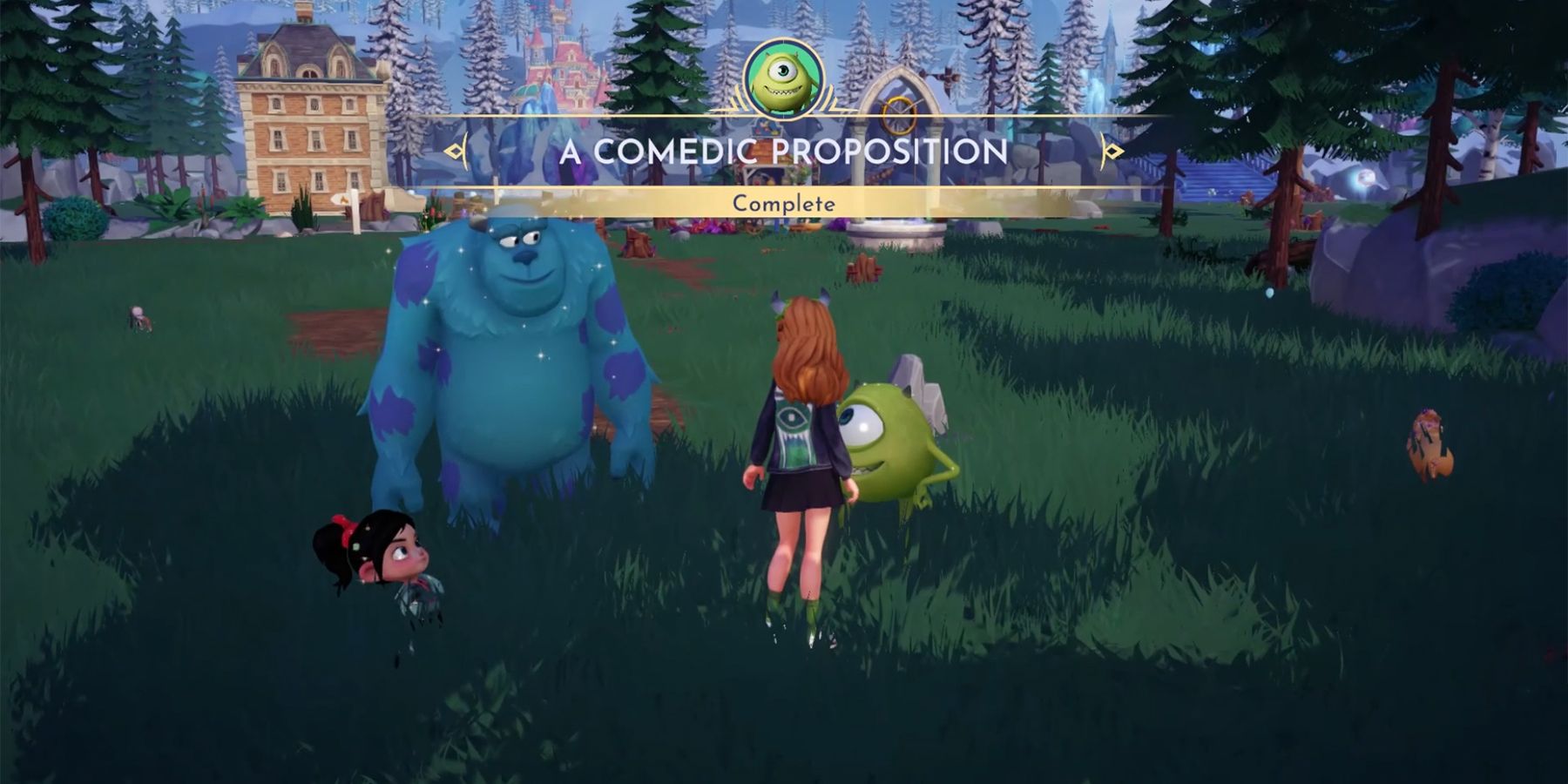 a comedic proposition quest in disney dreamlight valley