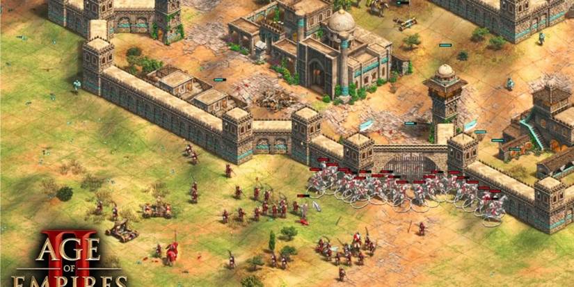 Enemies attacking a walled off city in A Man Of God