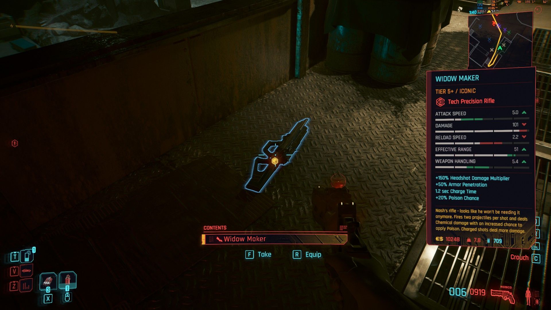 How to Find the Widow Maker in Cyberpunk 2077