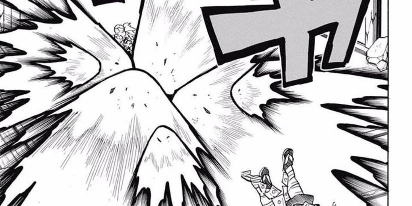 Akaza using Destructive Death style against himself.