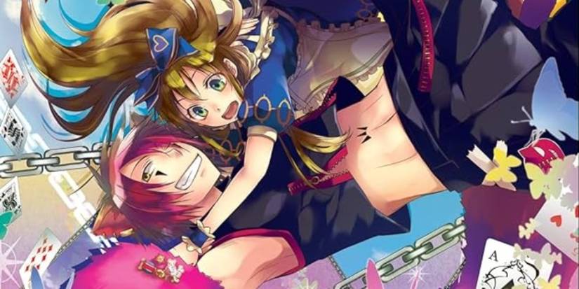 Alice and Boris on the cover of Alice in the Country of Clover Volume 1