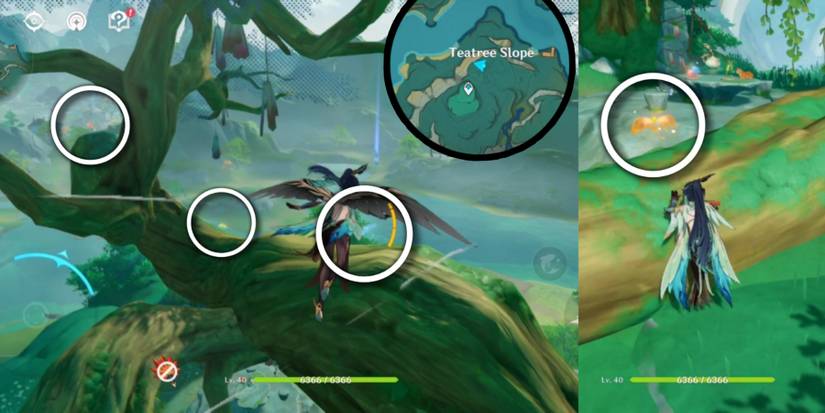 ancient tea cup table butterfly genshin impact-1