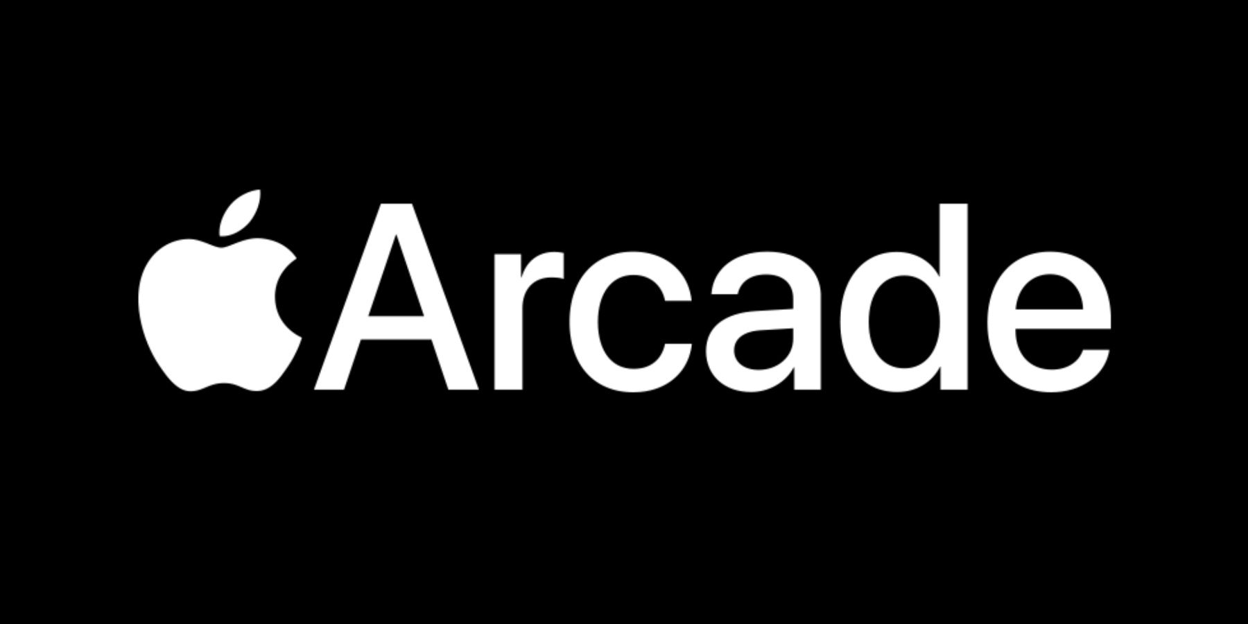 apple arcade black background logo
