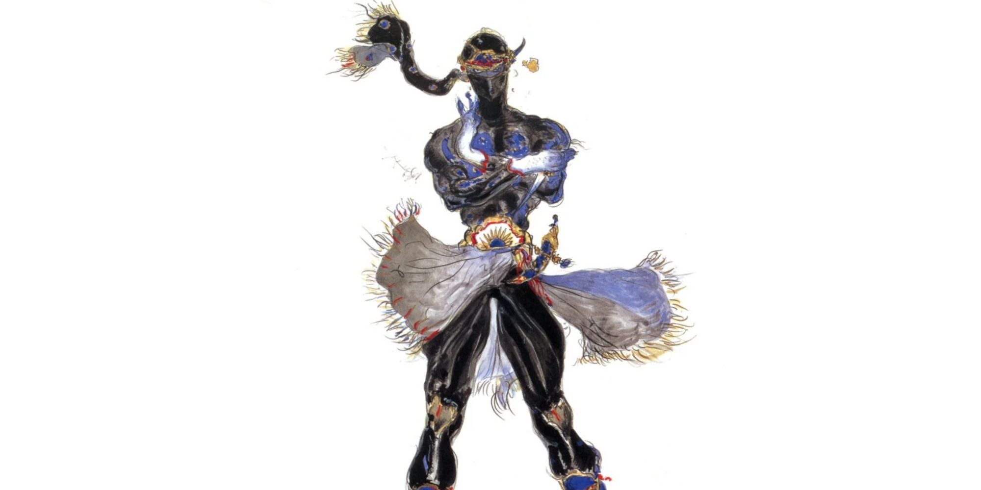 Artwork of Shadow from Final Fantasy 6