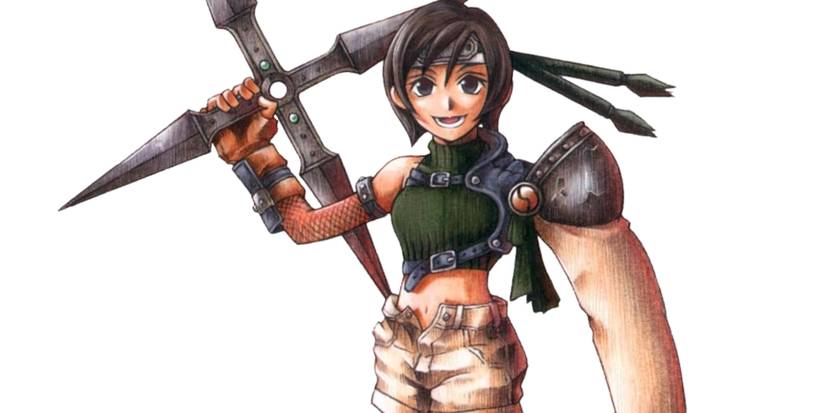 Artwork of Yuffie from Final Fantasy 7