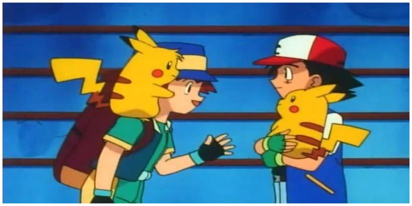 Ash and Ritchie in Kanto