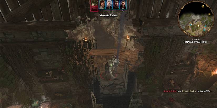 auntie ethel running away in baldurs gate 3
