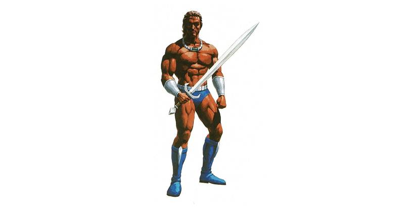 Official artwork of Ax Battler from Golden Axe
