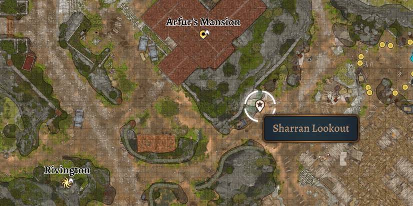 baldur's-gate-3-sharran-lookout-map