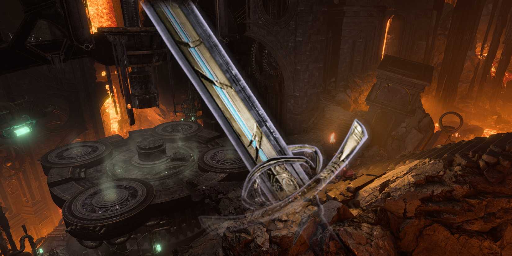 Baldur's Gate 3 Voss' Silver Sword (Longsword)