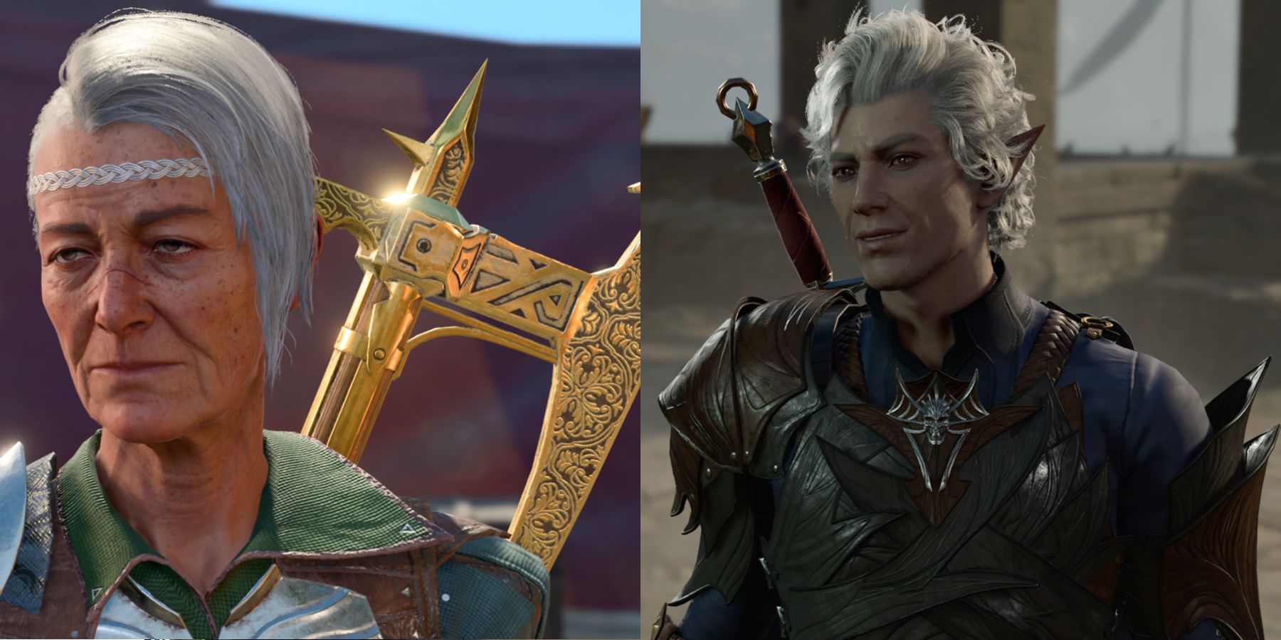 Ulma of the Gurs and Astarion are side by side