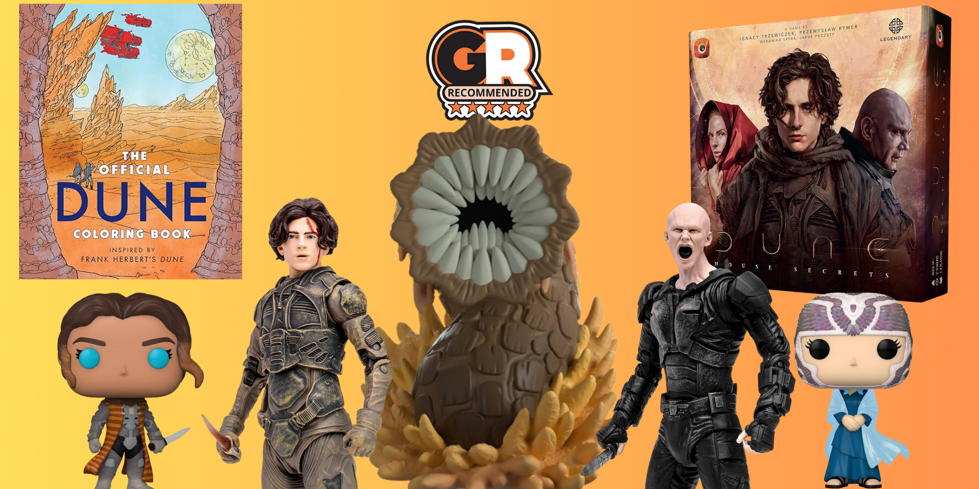 Best Dune and Dune Part Two Merchandise - including McFarlane figures, games and Funk Pops