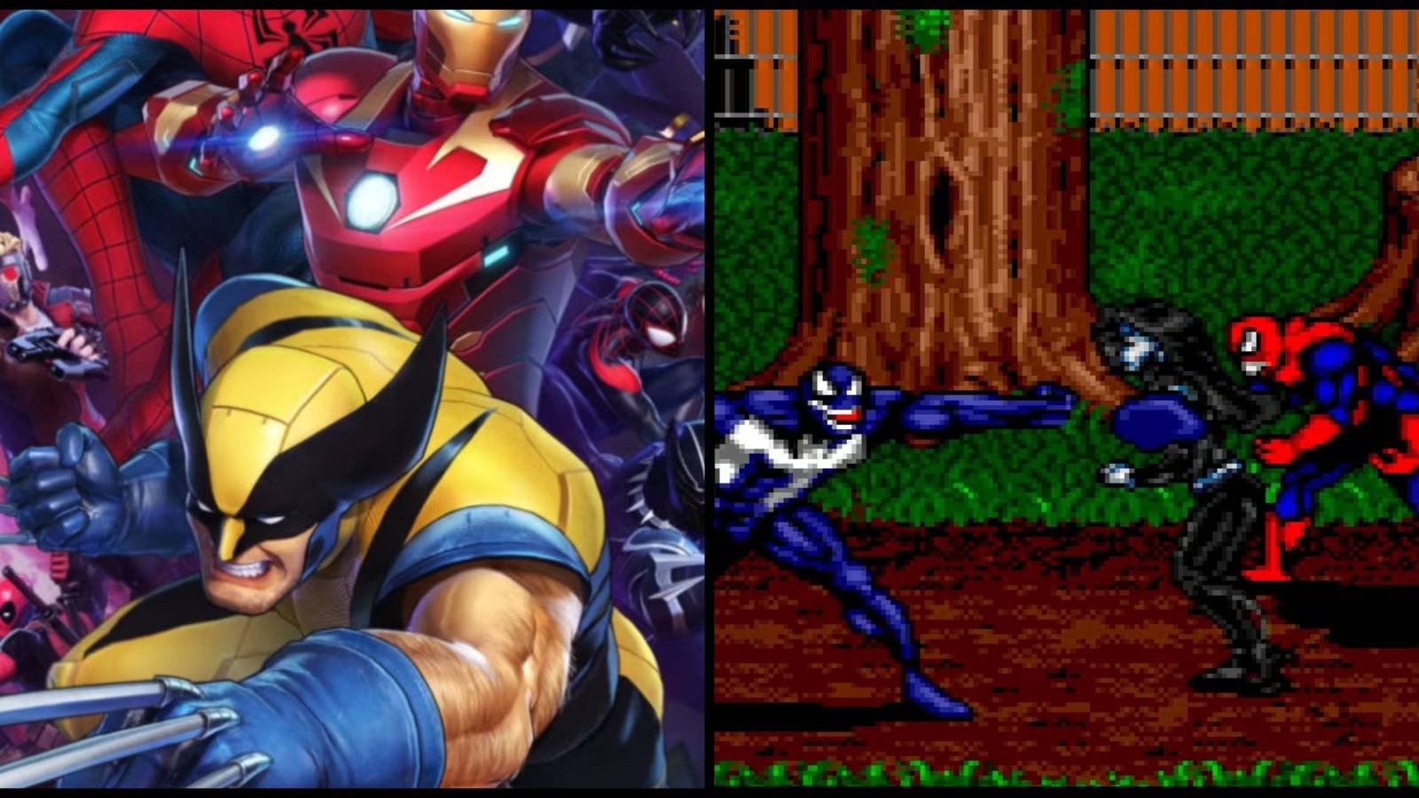 Marvel characters from popular co-op games