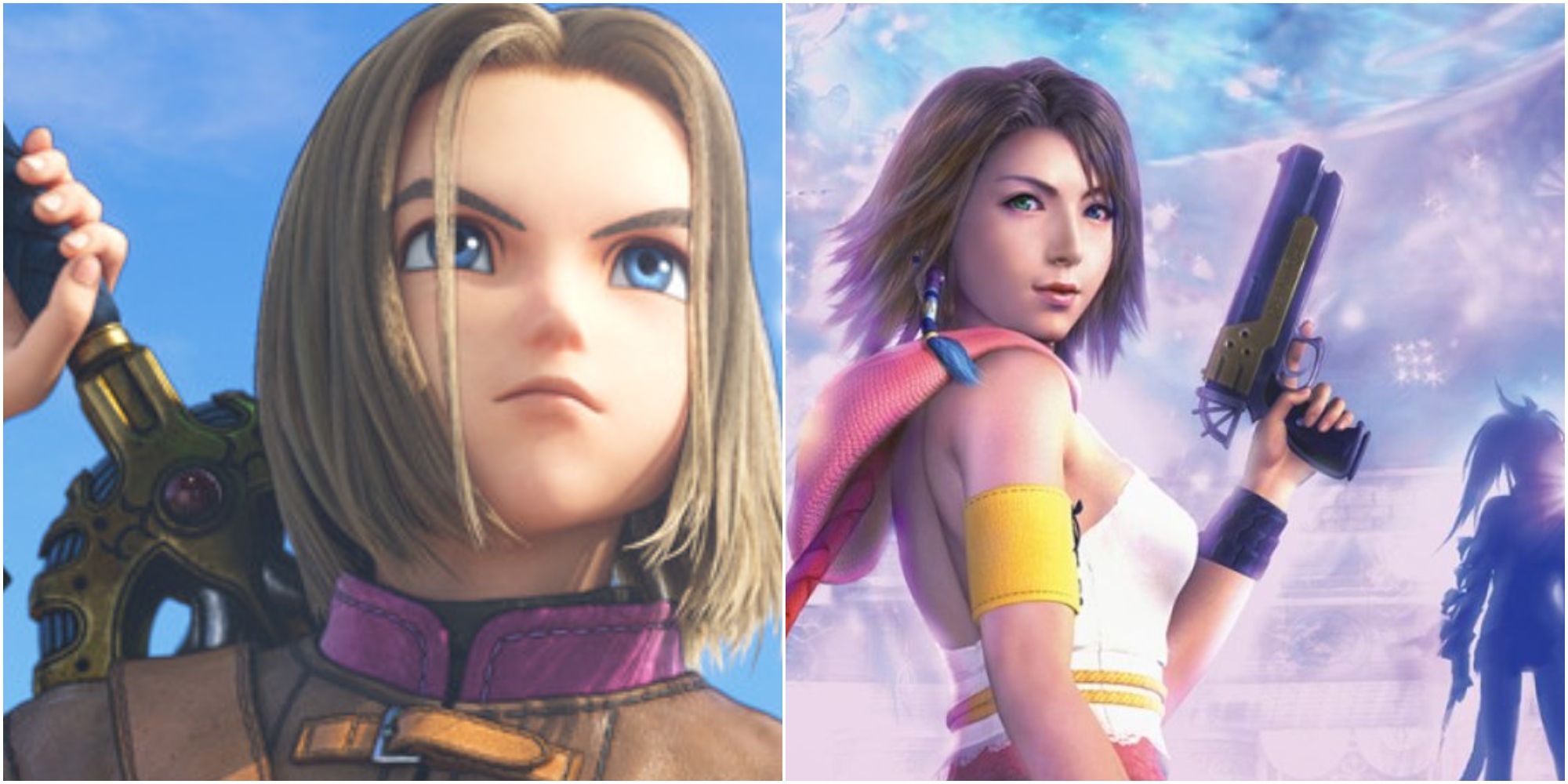 Protagonist from Dragon Age 11 and Yuna from Final Fantasy 10-2