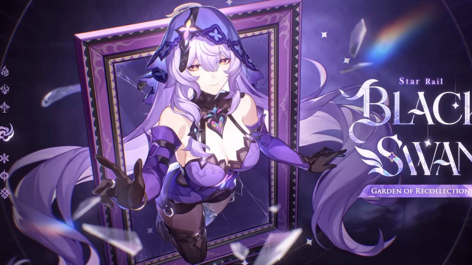 Official art for Black Swan from the Honkai Star Rail Lullaby trailer