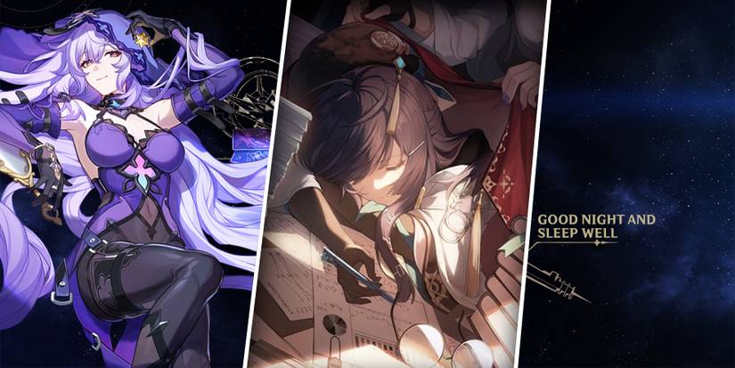 black swan using good night and sleep well in honkai star rail