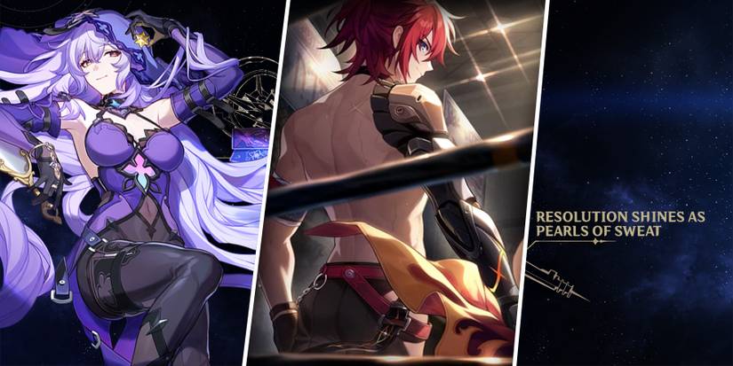 black swan using resolution shines as pearls of sweat in honkai star rail