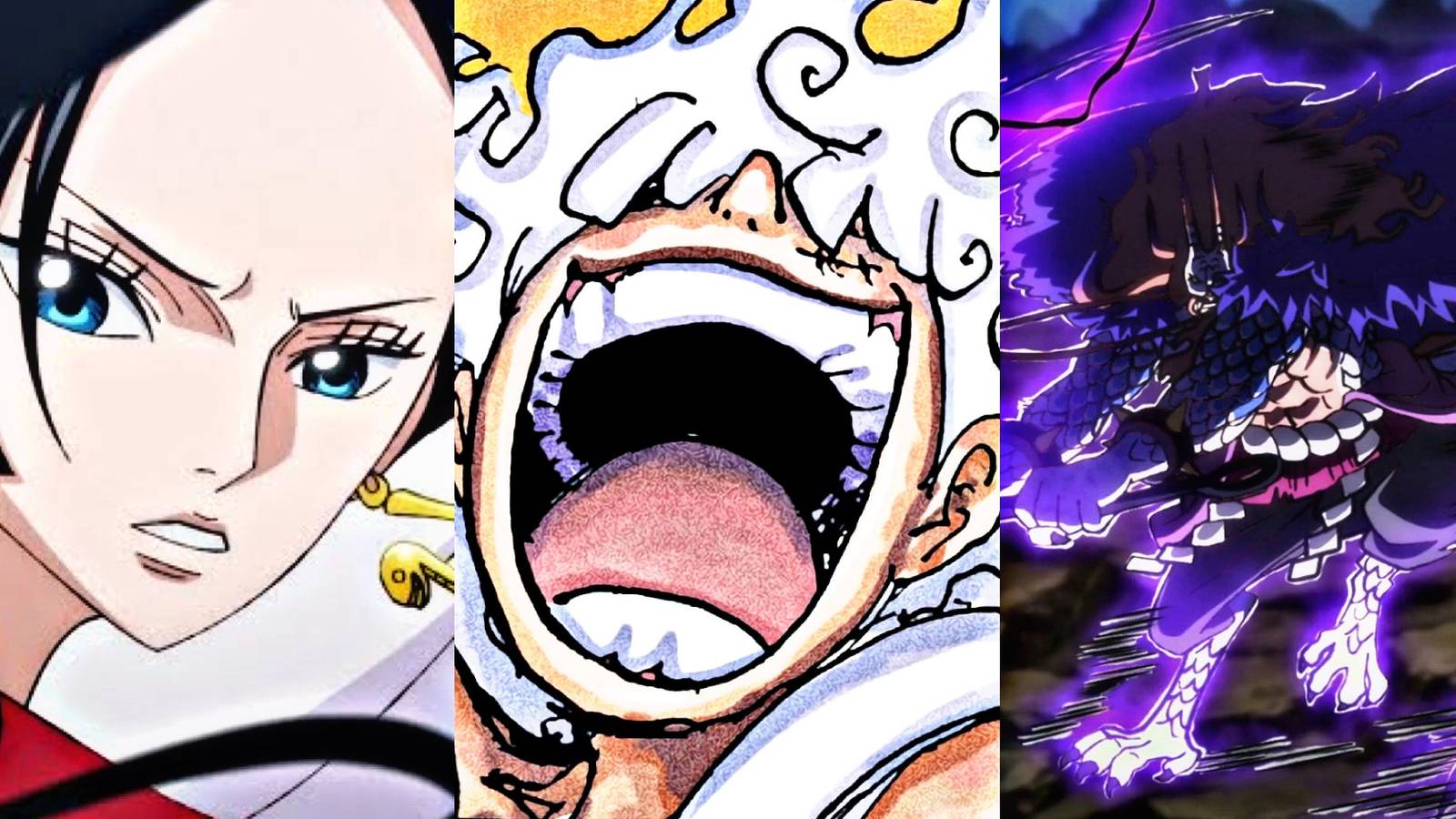 boa hancock gear 5 luffy kaido devil fruit and haki one piece