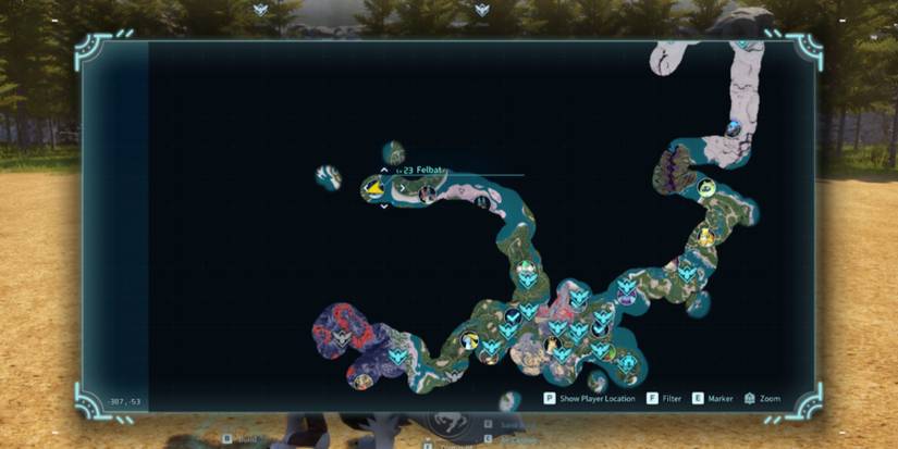 Palworld map