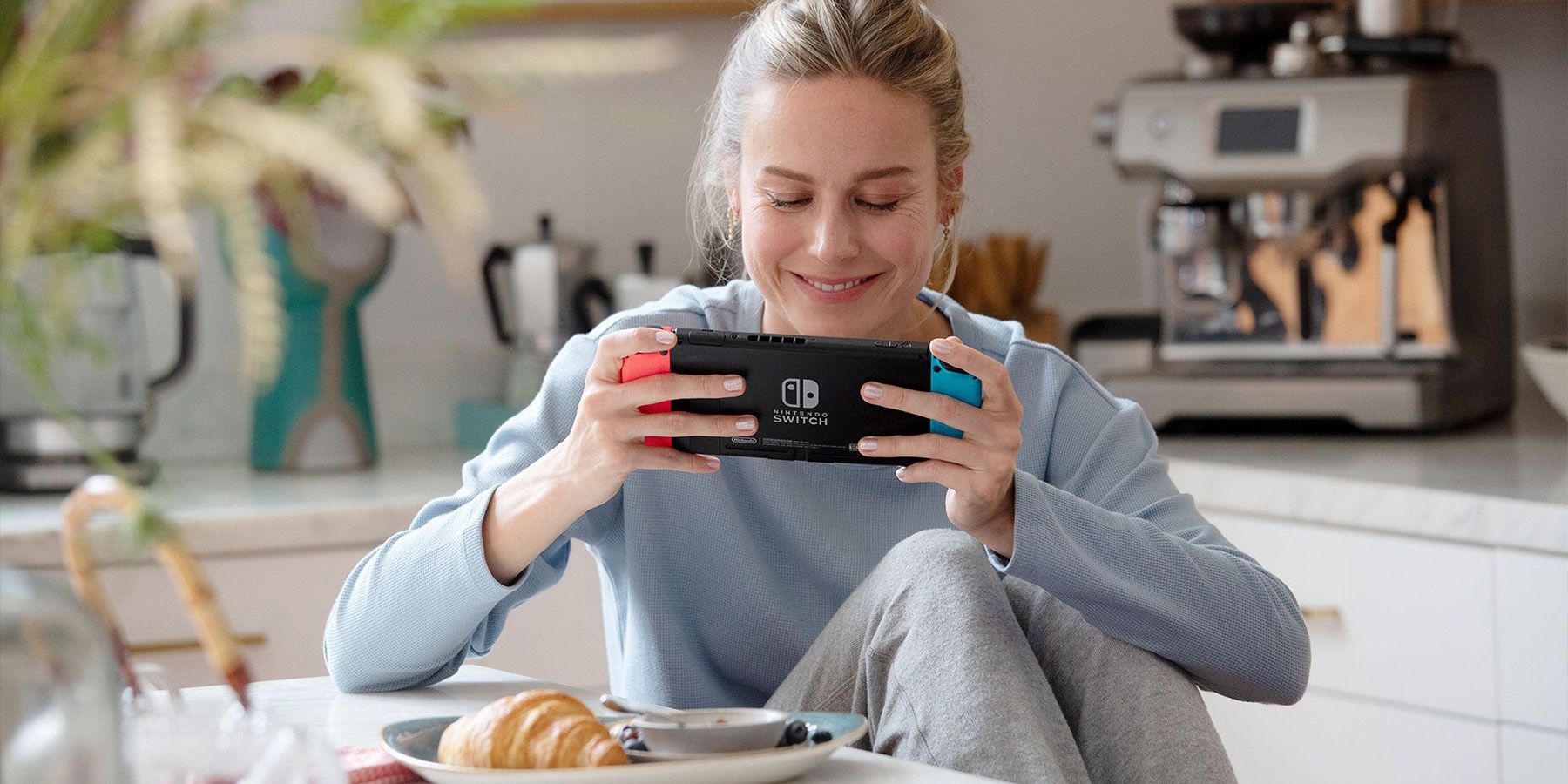 Brie Larson Nintendo Switch commercial