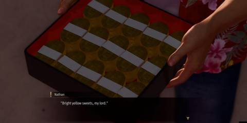 Bright Yellow Sweets in Like a Dragon: Infinite Wealth