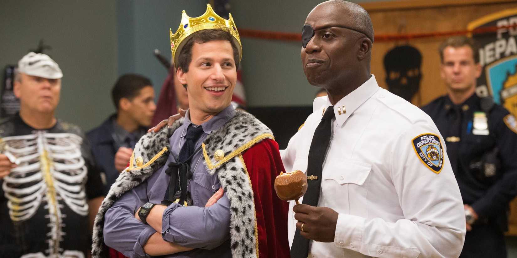 Jake And Captain Holt on Halloween in Brooklyn Nine-Nine
