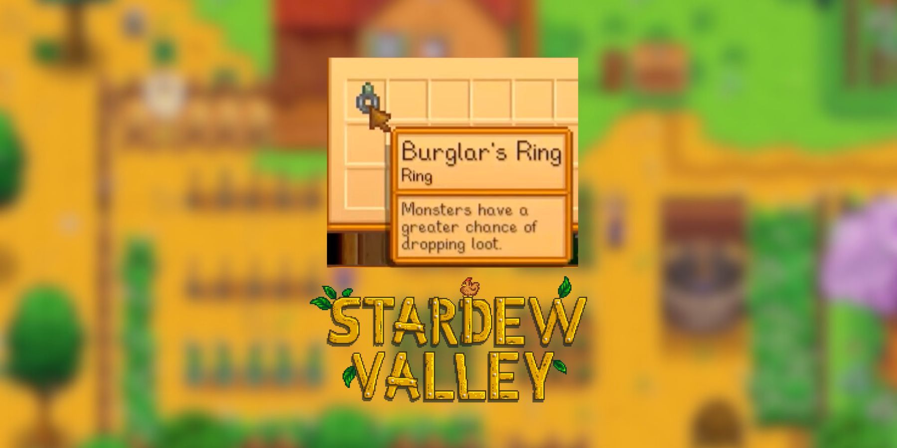 burglar's ring in stardew valley. 