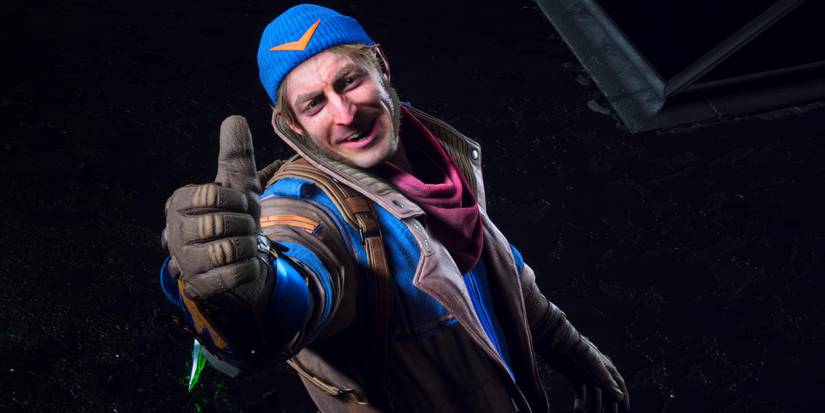 captain boomerang with his thumb up
