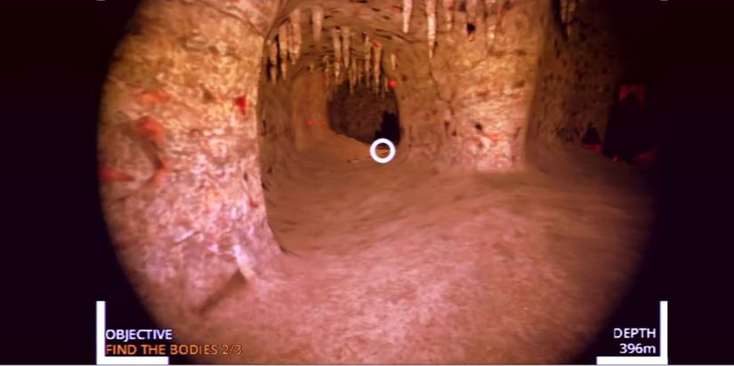 Rover Exploring Cave In Cave Crawler