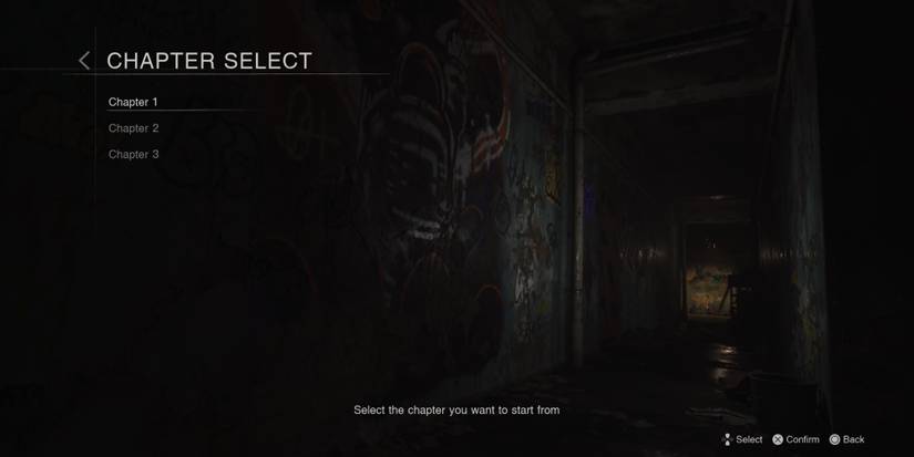 Chapter Select in Silent Hill - The Short Message