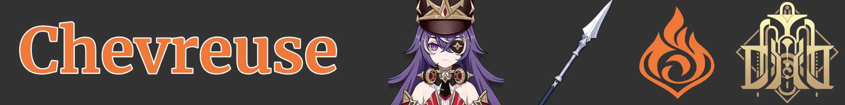 Chevreuse's weapon element and region - polearm pyro fontaine - genshin impact