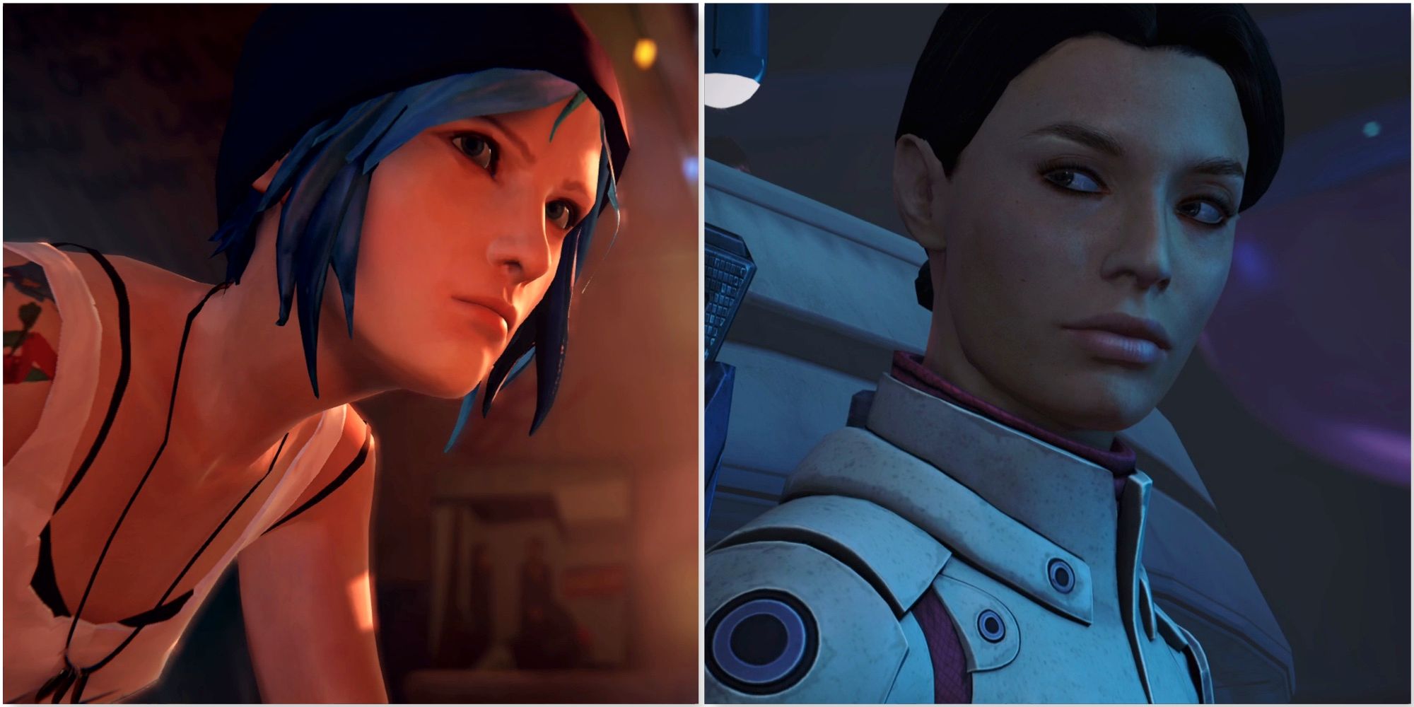Chloe in Life Is Strange and Ashley in Mass Effect