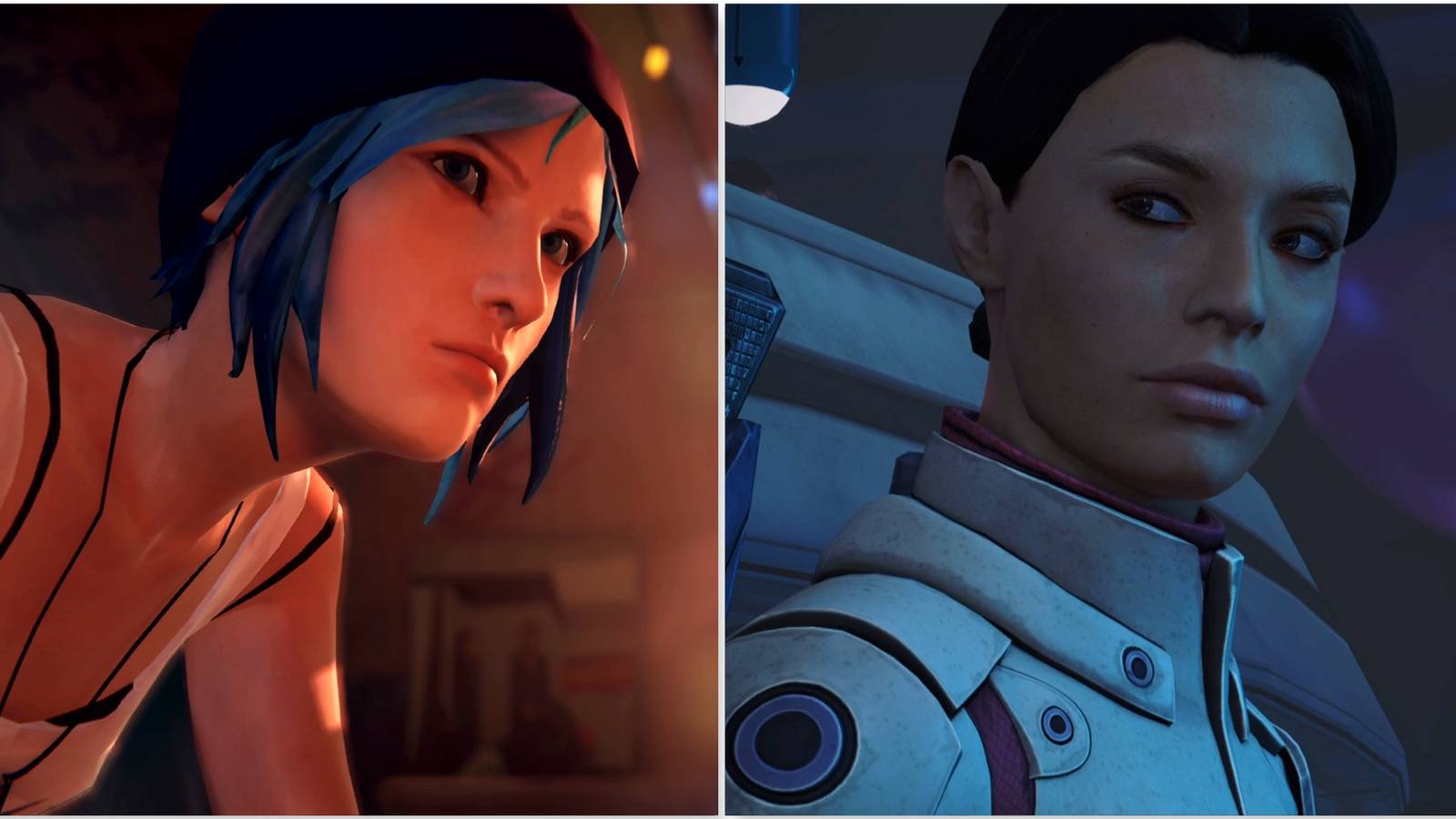 Chloe in Life Is Strange and Ashley in Mass Effect