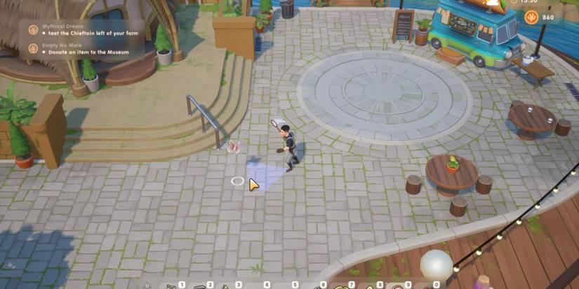 Coral Island catching bug