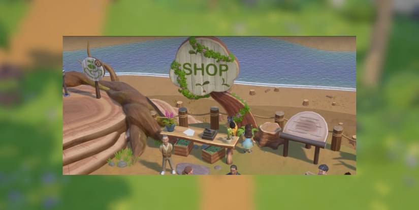 the shop booth in the tree planting festival area.