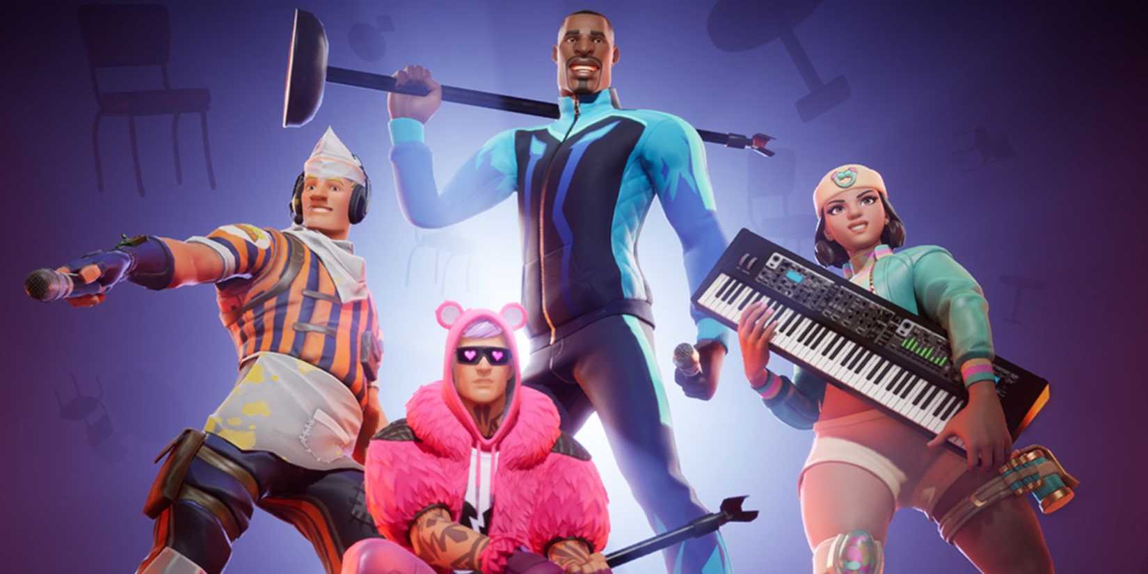 multiple Fortnite characters